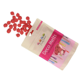 Candy Melts rouge (funcakes) -  250 gr (pistoles)