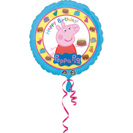 Peppa Pig Happy Birthday ballon