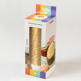 Baking cups Gold Pastry Colours - 50 st