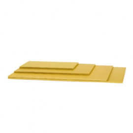 Tortenplatten Gold Rechtekige  40 x 50 cm (cake drum) pro 5 st.