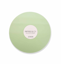 Cake Board Pastel Green 25 cm rond