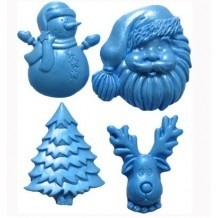 Moule en silicone First Impression Noel jeu 4 pcs