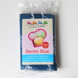 Rolled fondant Denim Blue 250 gr