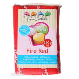 Rolled fondant Fire Red 250 gr