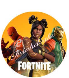 Fortnite imprimé comestible gâteau 3