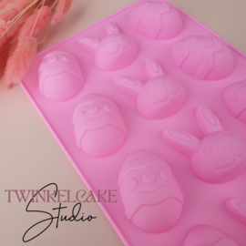 Pâques moule à chocolat 12 images