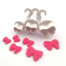 Mini strikjes (mini bows) Decofee plunger/cutter