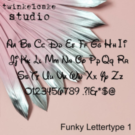 Funky lettertype 1