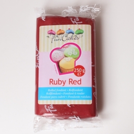 Fondant rouge ruby - 250 gr