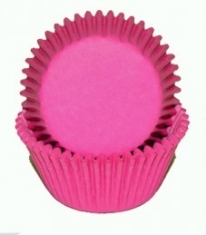 Cake cups  Fuchsia roze House of Marie - 50 st