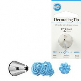 Wilton Icing tip #018 Open star