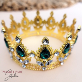 Couronne Or-Vert - 9 cm diamètre