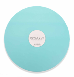 Cake Board Pastel Blue 35.50 cm rond (bleu pastel)