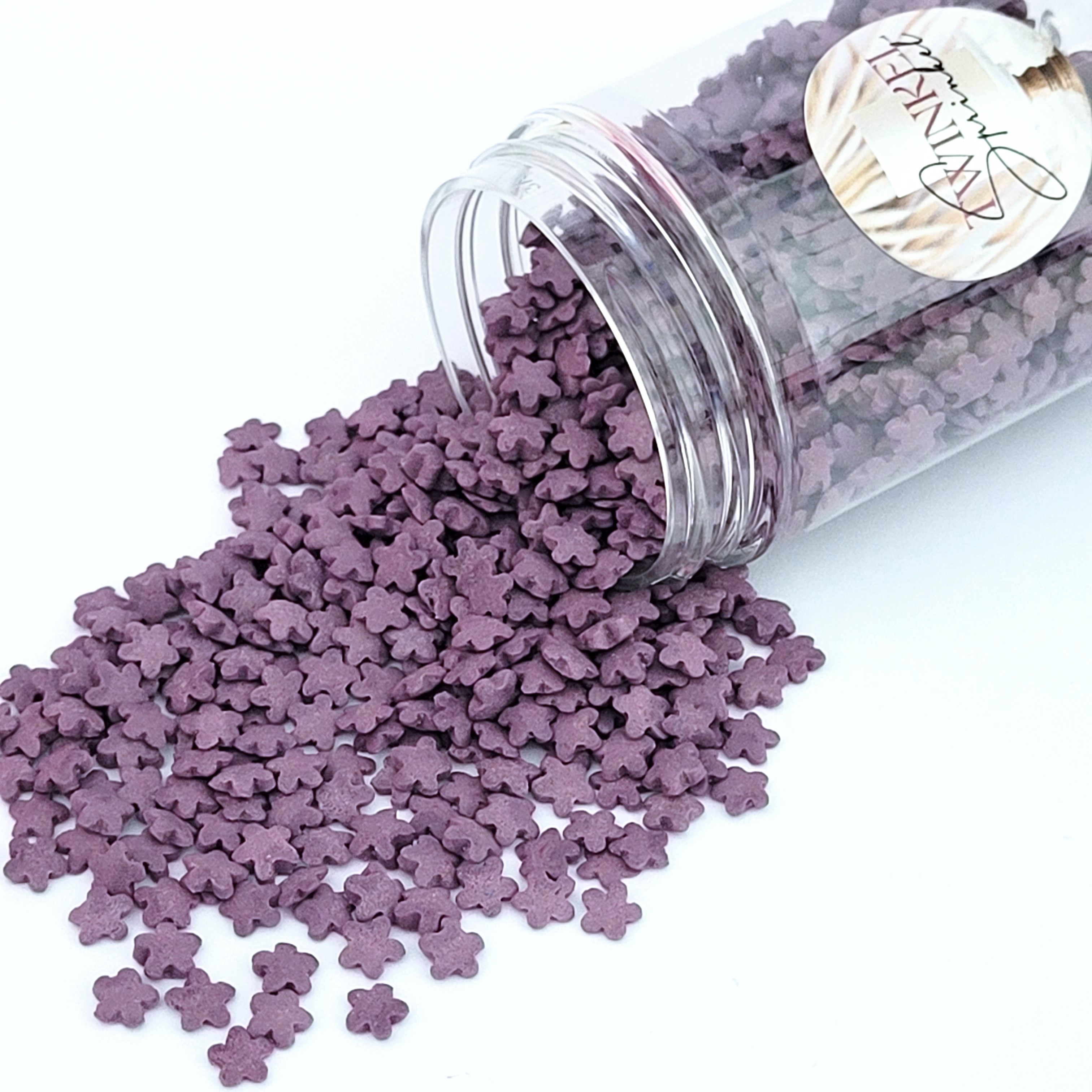 Twinkel Sprinkel Bloempjes Paars - 60 gr