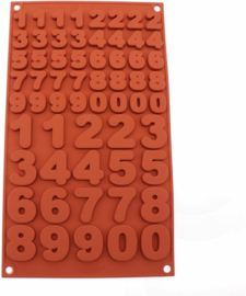 Chocolade mal Cijfers (silikomart)