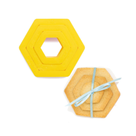 Hexagon emporte-pièces 3 pcs