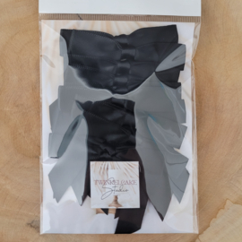 Schleifen Large Black 1.6 cm - 10 st