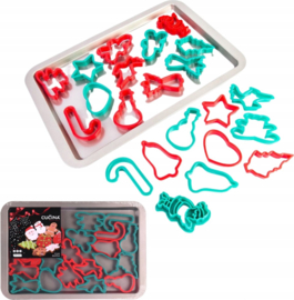 Plätzchenbackblech + Ausstecher (21 st) für Weihnachten