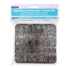 PME Alphabet and number cutter set - 36 pcs