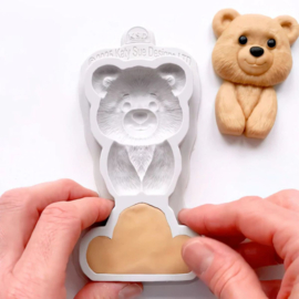 Katy Sue Easy Stand Bear silicone mould