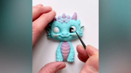 Katy Sue Easy Stand Dragon silicone mould