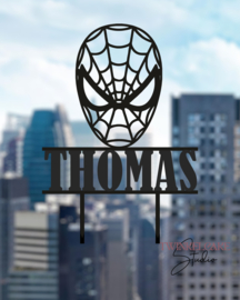 Cake topper Spiderman + name
