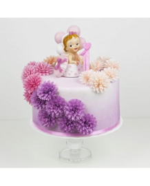 Daisy  3D 4.5 cm  mix - 4 pcs (wafer paper)