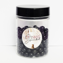 Twinkel Sprinkel Sugar Pearls Black 7 mm - 60 gr