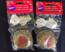 Xmas combo pack decadent 24 baking cups + 24 pics