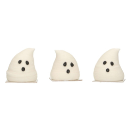 Ghosts 3D sugar decoration 3pcs