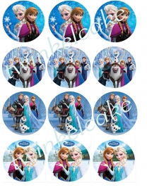 Frozen (reine des neiges) cupcakes