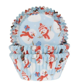 Bonhomme de Neige caissettes House of Marie 50 pcs