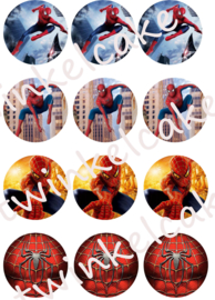 Essbare Bilder Cupcakes Spiderman