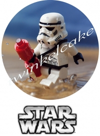 Feuille comestible gateau lego star wars 1