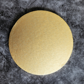 Cake Drum Licht Gold round 25 cm