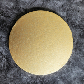 Tortenplatten Rund Hellgold 25 cm