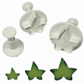 PME Ivy  Leaf Pluger/cutter set small set 3 pcs