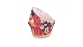 Mickey Mousse baking cups - 50 st (red)