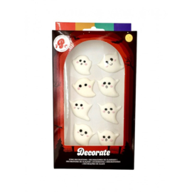 Lieve spookjes suikerdecoratie - 8 st