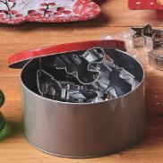 Kerst uitsteker set 15 st in blik