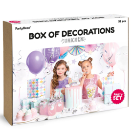 Licorne set de décoration - 35 pcs