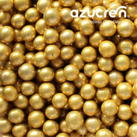 Zuckerperlen Metallic Gold 6 mm - 90 gr ohne E171