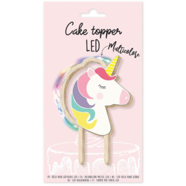 Unicorn cake topper met Led