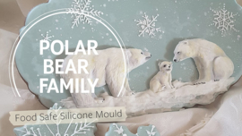 Polar Bear Family by Katy Sue (silicone mal)