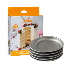 Cake Layer bakingpan 5 st 15 x 3.5 cm