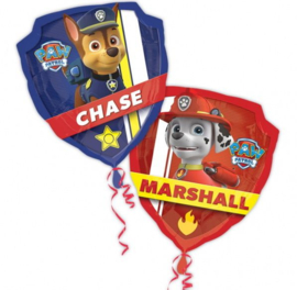 Paw Patrol (Chase / Marshall) superhape ballon 1 st