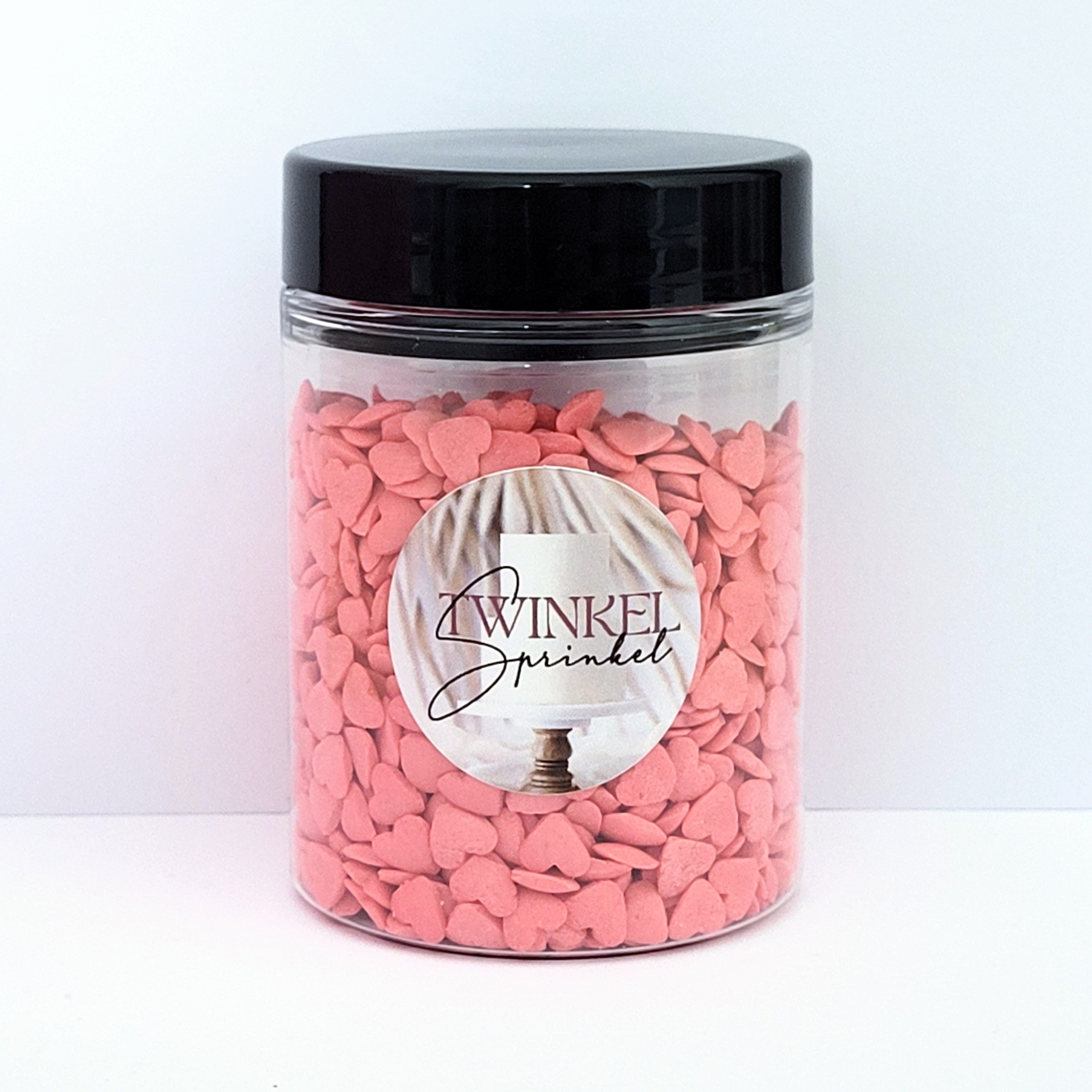 Twinkel Sprinkel Hearts Red Coral - 60 gr - 5 pcs wholesale