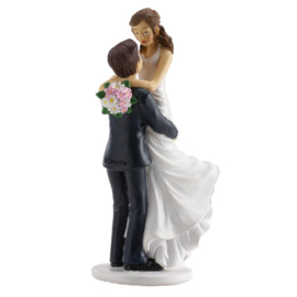 Mariés dans les bras 18 cm