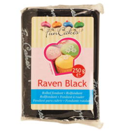 Fondant Raven Black (noir) - 250 gr
