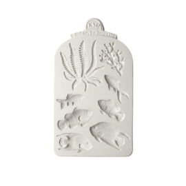 Fish, Seaweed and Coral silicone mould (Katy Sue Design)